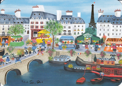 Yolande Salmon-Duval: Pariisi, talot rannalla