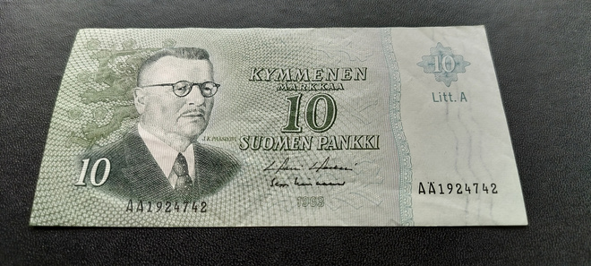 10mk 1963 Litt.A, HOL-Lin, AÄ-sarjaa