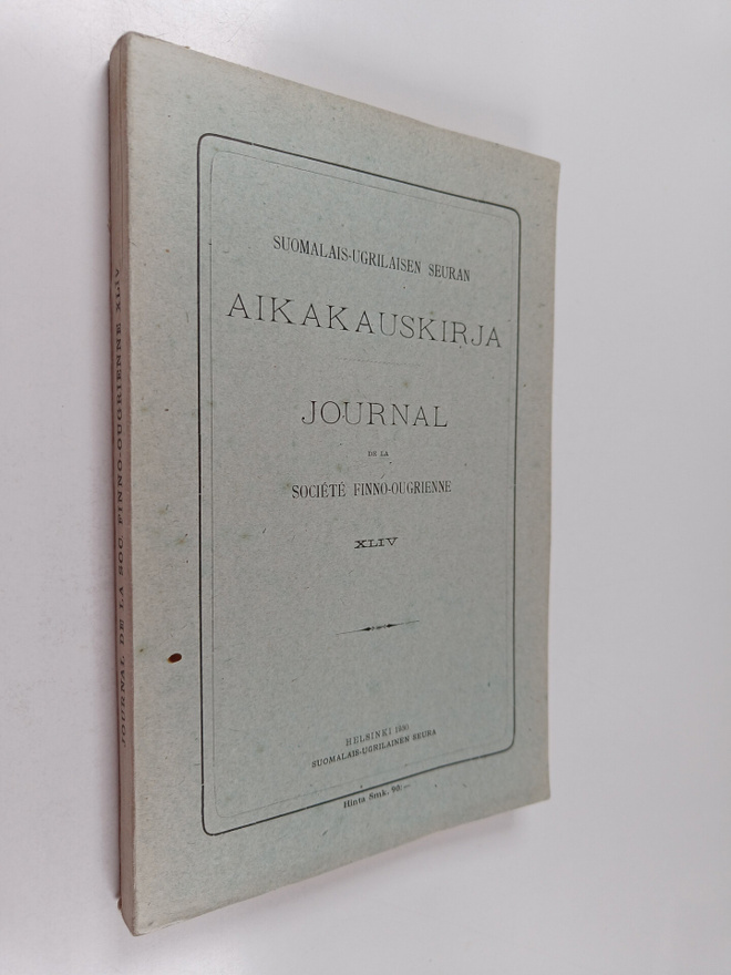 Suomalais-ugrilaisen seuran aikakauskirja 44