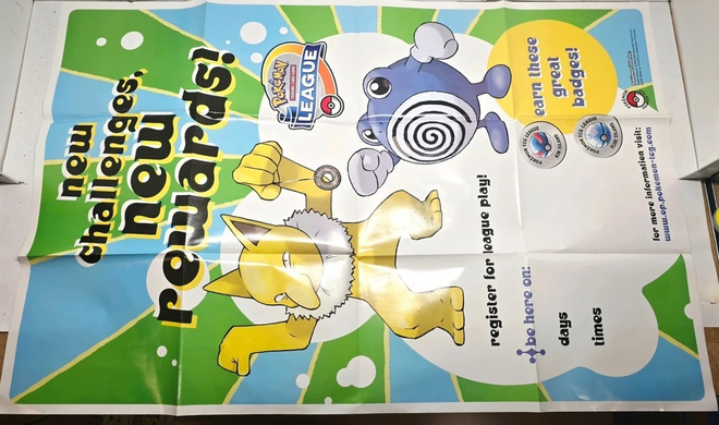 Pokemon 2004 League Promo juliste (61cm x 91cm)