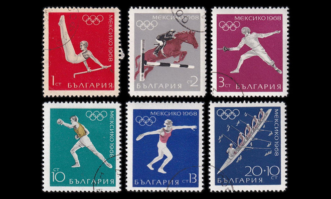 Bulgaria 1810-4 o Kesäolympialaiset Mexico City (1968)