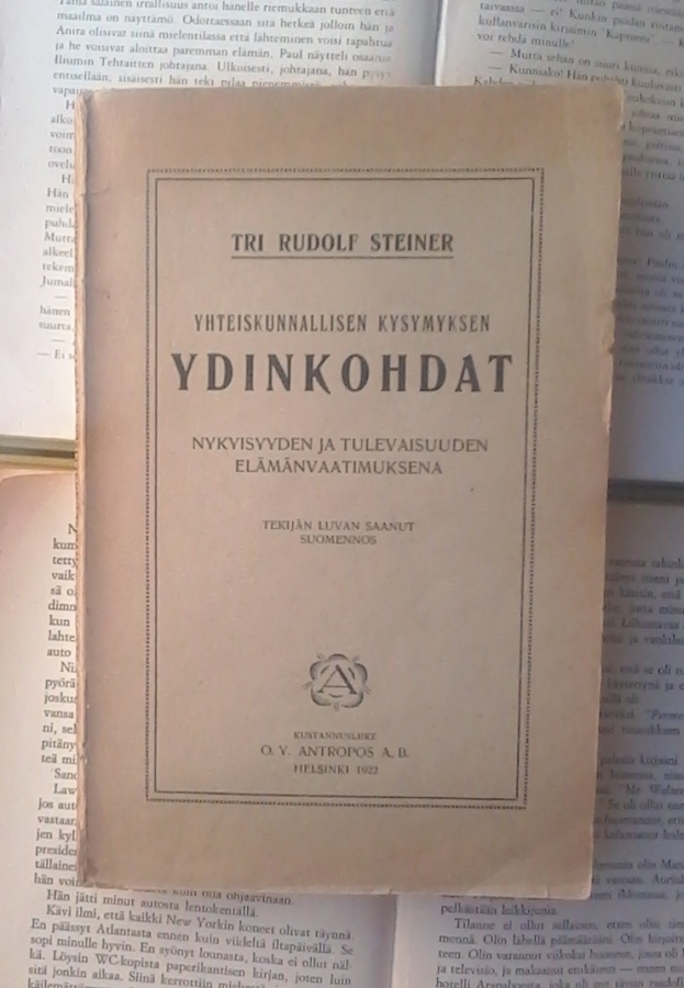 Rudolf Steiner - Yhteiskunnallisen kysymyksen rajakohdat