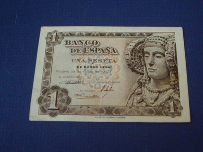 Banco de Espana PESETA - SETELI 1948