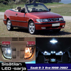Saab 9-3 Avo (MK1) Sisätilan LED-sarja 14-osainen - pikkukuva 1