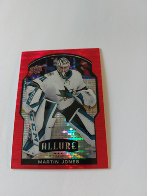 2020-21 Upper Deck Allure Red Rainbow #31 Martin Jones
