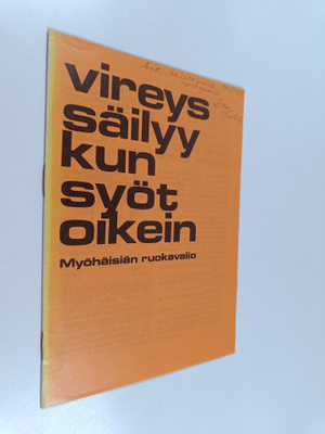 Ritva Vuokila : Vireys säilyy kun syöt oikein : Myöhäisiä...