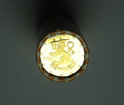 2004 SUOMI 20c rulla UNC, Vuosiluku näkyy