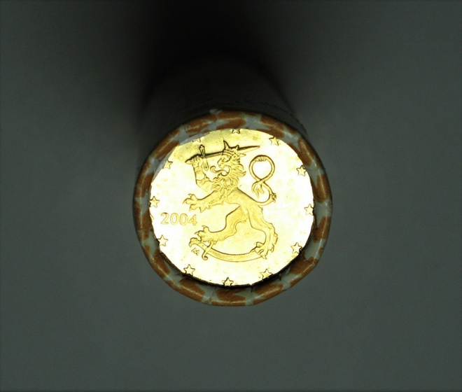 2004 SUOMI 20c rulla UNC, Vuosiluku näkyy