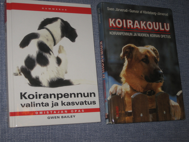 3 kpl koirankasvatus-opasta