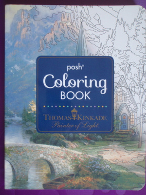 Thomas Kinkade design värityskirja *** UUSI ***
