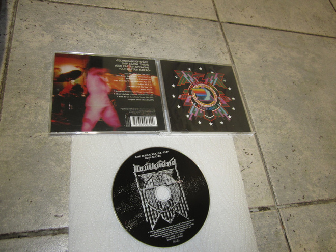hawkwind x in search of space : uudenveroinen cd