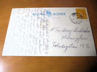 1948 Kökar kortilla