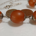 Upea Hopea Meripihka Pallo kaulakoru, baltic amber, itämeren - pikkukuva 5