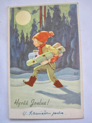 VANHA Postikortti Gunnar Forsström 1930-l