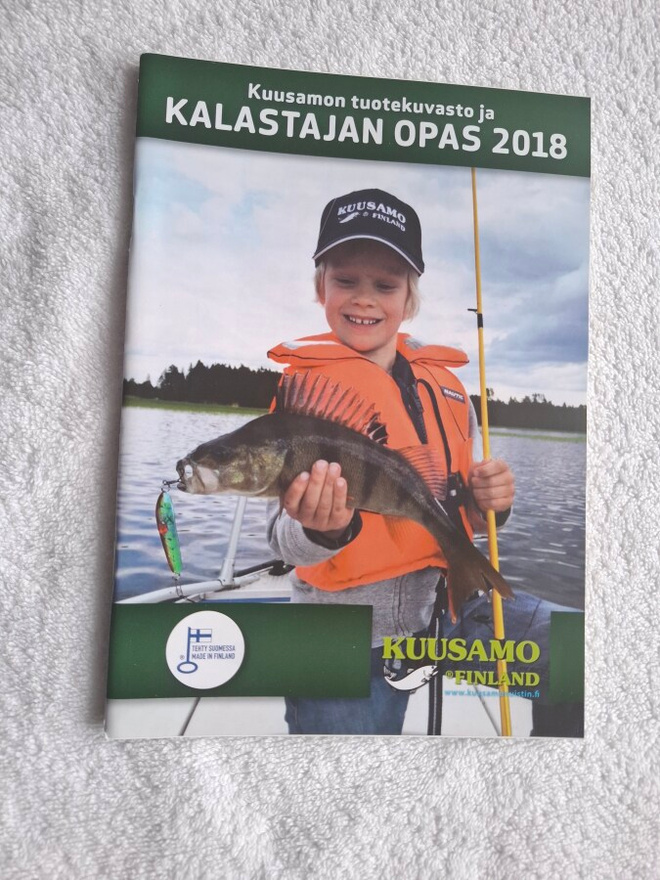 Kuusamon tuotekuvasto ja kalastajan opas 2018