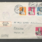v. 1943 kirje Sveitsistä Suomeen, lipukkeita, leimoja, jne. - pikkukuva 1