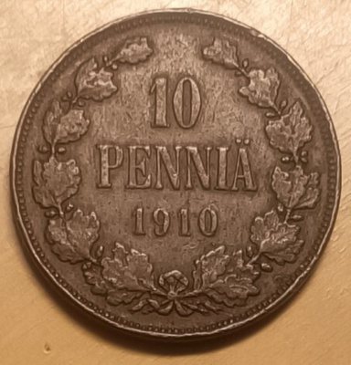 10 penniä 1910