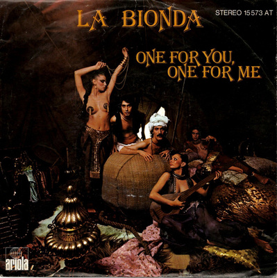 LA BIONDA: One For You, One For Me / There For Me  7"kk