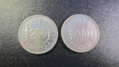 200 markkaa 1956 2 kpl