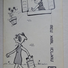 huumori: poika pudottaa kukkaruukun, kulk. 1975 - pikkukuva 1