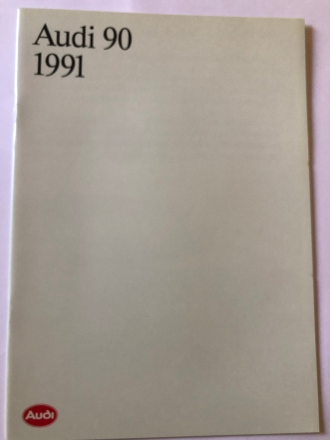 Myyntiesite - Audi 90 - 11/1990