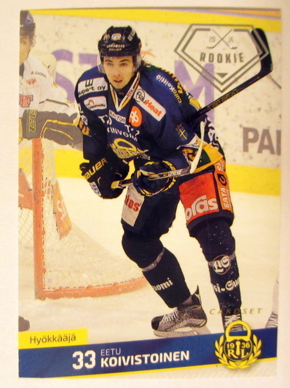 Eetu Koivistoinen Rookie /999 Cardset 2016-17