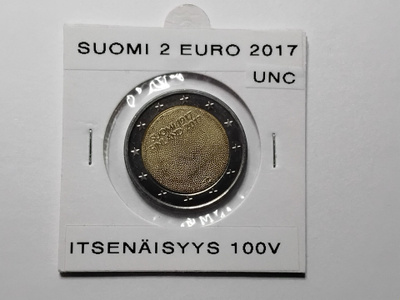 Suomi 2 euro 2017 unc Suomi 100v