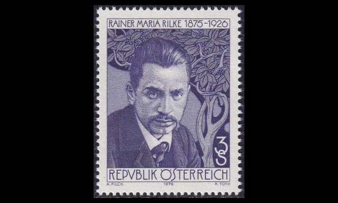 Itävalta 1539 ** Runoilija Rainer Maria Rilke (1976)