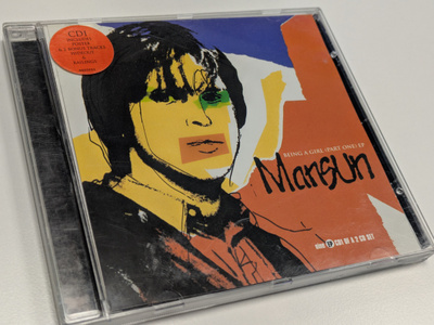 Mansun - Being A Girl (Part One) (CD) EX+!! + Poster