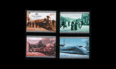 Norja 1507-10 ** Rautatie 150v (2004)