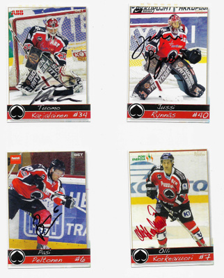 2008-09 Porin Ässät Team Set Nimmarit /25