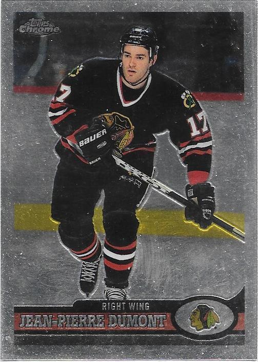 99-00 Topps Chrome #121 Jean-Pierre Dumont Chicago Blackhawk