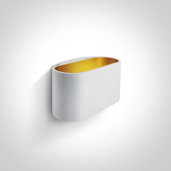 G9 Decorative Wall Lights Aluminium valkoinen /kulta