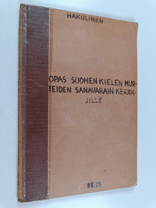 Lauri Hakulinen : Opas suomen kielen murteiden sanavarain...