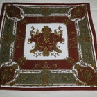 Iso retro huivi 120 cm x 120 cm - pikkukuva 1