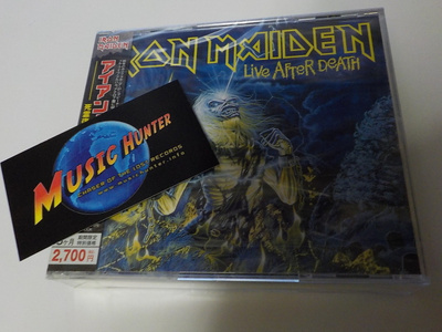 IRON MAIDEN - LIVE AFTER DEATH UUSI JAPANI PAINOS 2CD