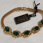 21k kullattu Design Bijoux Keyes rannekoru Gold plated - pikkukuva 5