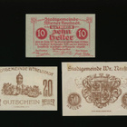 Itävalta Notgeld 10, 20, 50 Heller, Wiener Neustadt - pikkukuva 2