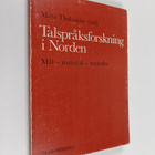 Talspråksforskning i Norden : mål - material - metoder - pikkukuva 1