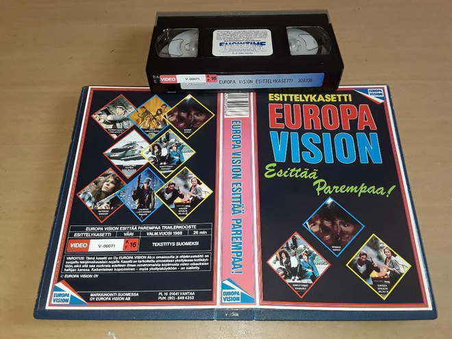 Esittelykasetti - Europa Vision Esittää Parempaa! - SF VHS