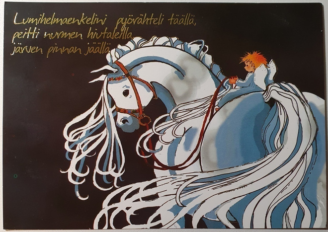 Leku Sulkanen - Enkeli valkean hevosen selässä
