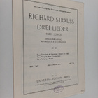 Richard Strauss - Drei lieder : Three songs - pikkukuva 1