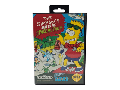MD - The Simpsons Bart vs. The Space Mutants (B)