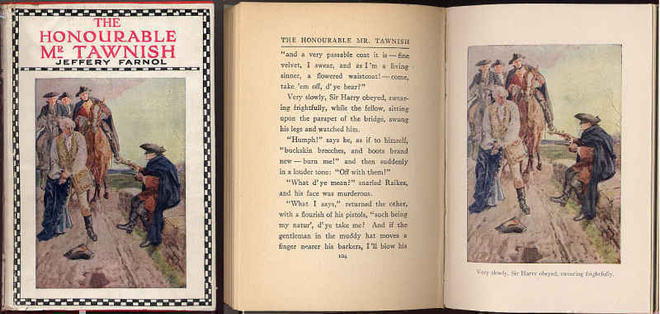 Farnol, Jeffery: The Honourable Mr Tawnish (sid.+kp., 1930)
