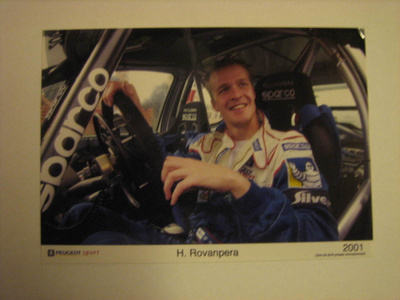 Peugeot pressfoto 2 B: Peugeot 206 WRC - Harri Rovanperä