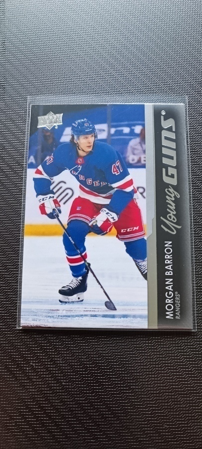 2021-22 Upper Deck Series 1 Morgan Barron Young Guns #215