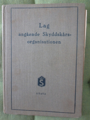 Lag angående Skyddskårs-organisationen v.1934
