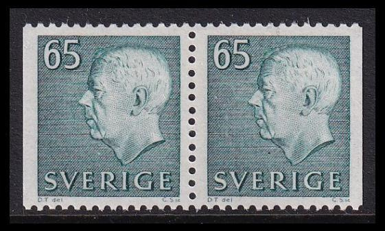 Ruotsi 715DD ** Gustaf VI 65 öre (1971)