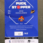 VEINI VEHVILÄINEN JOKERIT PUCK STOPPER RED /40 - pikkukuva 2