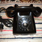 Ericsson Bakeliittipuhelin,lankapuhelin musta 1962 - pikkukuva 1